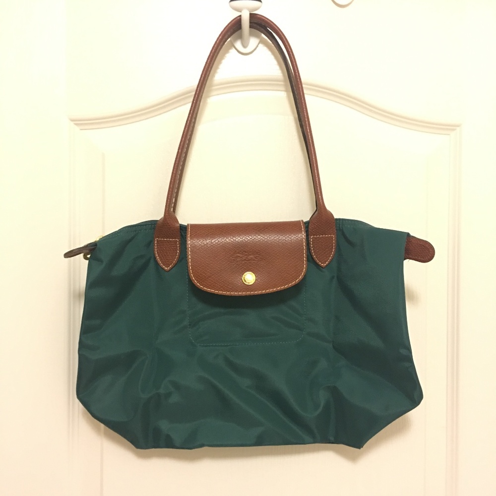 Longchamp Hunter Green Medium Tote bag